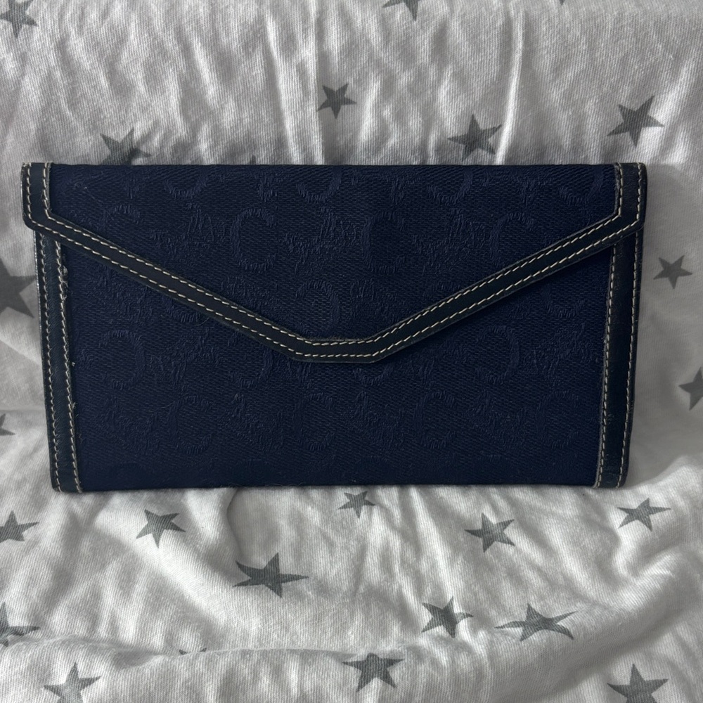 Celine Black Wallet with Gold Details - Picture 3 of 4
